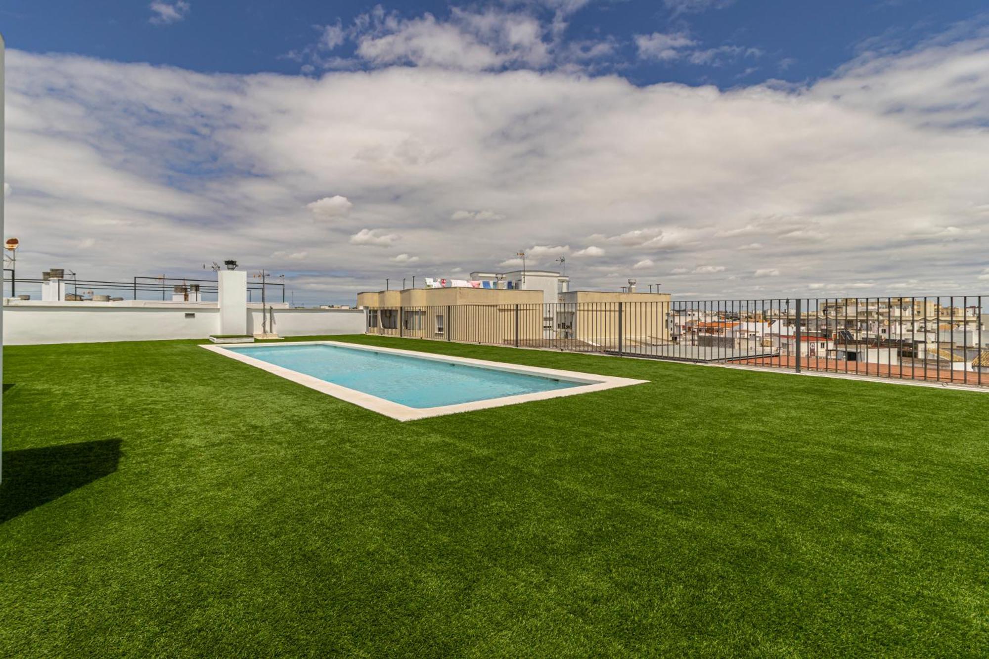 Allo Apartments San Clemente Centro 2 Habitaciones Parking Y Piscina Jerez de la Frontera Exterior photo
